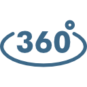 360 grados icon