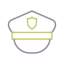 sombrero de policia