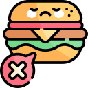 sin comida chatarra icon