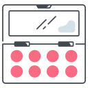 paleta de maquillaje icon