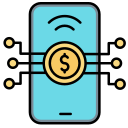 dinero digital icon