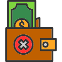 sin dinero icon