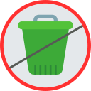 Zero waste icon