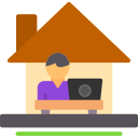 work from home icon