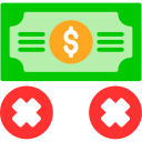 sin dinero icon