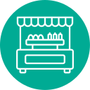 Food stall icon