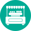Food stall icon