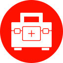 First aid kit icon