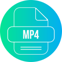 archivo mp4 icon