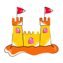 castillo de arena icon