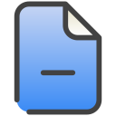 borrar archivo icon