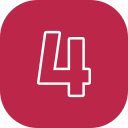 número 4 icon