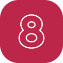 numero 8 icon