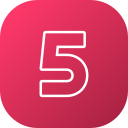 número 5 icon