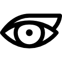 línea de ojos icon