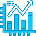 gráfico de linea icon