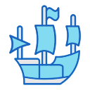 barco pirata icon