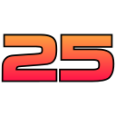 número 25 icon