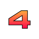 número 4 icon