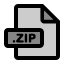 formato de archivo zip icon