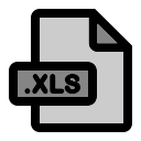 formato de archivo xls icon