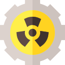 energía nuclear icon