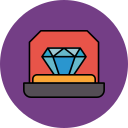 anillo de compromiso icon