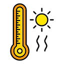 temperatura caliente icon