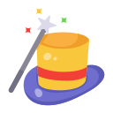 sombrero de mago icon