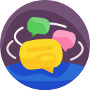 globos de chat icon