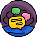 globos de chat icon