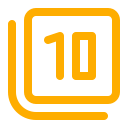 numero 10 icon