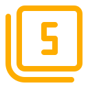 número 5 icon