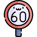 límite de velocidad icon