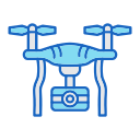 drone con cámara icon