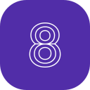 numero 8 icon