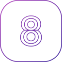 numero 8 icon