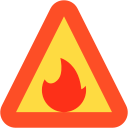 signo inflamable icon