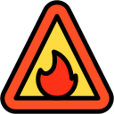 signo inflamable icon