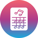 Partitura musical icon