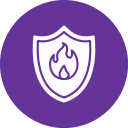 prevención de fuego icon