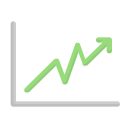 gráfico de linea icon