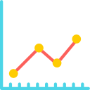 gráfico de linea icon