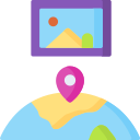 Etiqueta geografica icon