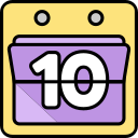 fecha del calendario icon