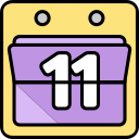 fecha del calendario icon