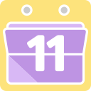 fecha del calendario icon