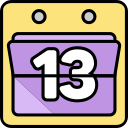 fecha del calendario icon