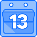 fecha del calendario icon