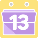 fecha del calendario icon